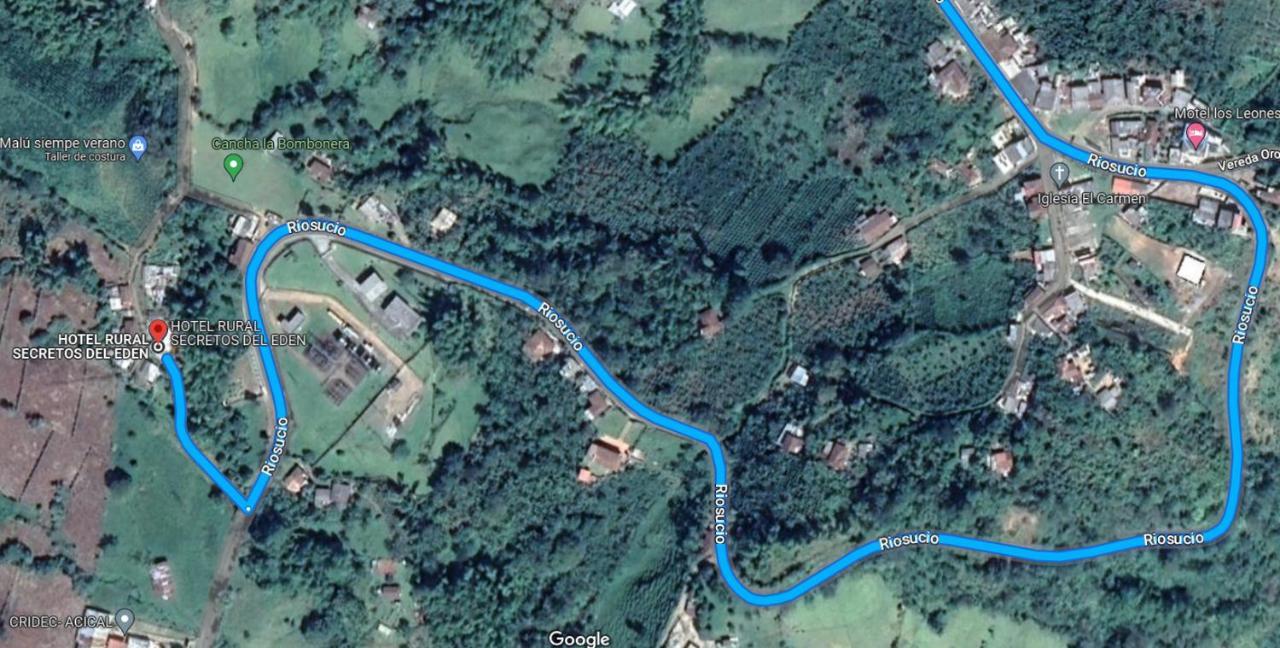 Secretos Del Eden Hotell Ruiosucio Eksteriør bilde